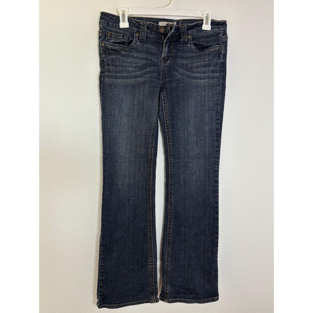 Refuge Dark Wash Bootcut Jeans Size 9 P709DW-30 Stretch Denim Whiskered